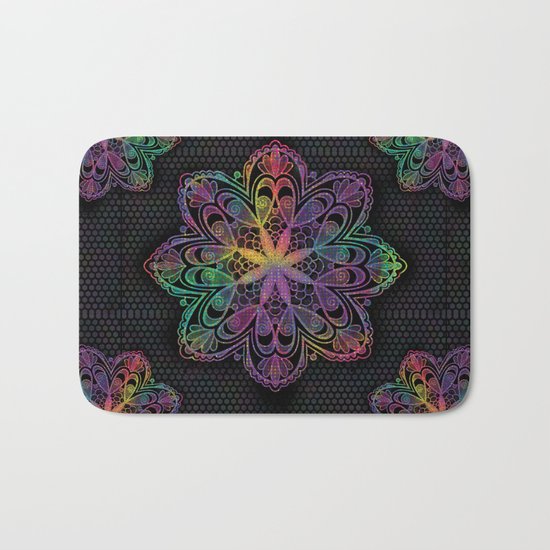 Kaleidoscope Mandala Bath Mat