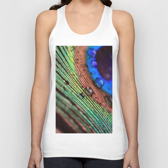 peacock feather Unisex Tank Top