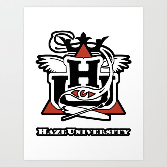 HAZE UNIVERSITY Art Print