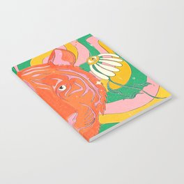 Psychedelic tiger  Notebook