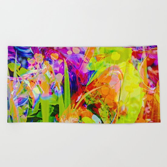 Abstract - Perfektion 91 Beach Towel
