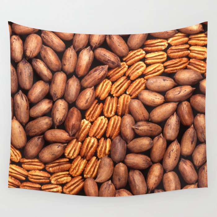 Pecans in a design Wall Tapestry