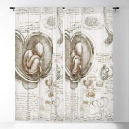 Studies of the Foetus in the Womb Blackout Curtain