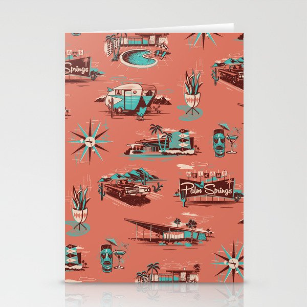 WELCOME TO PALM SPRINGS Stationery Cards