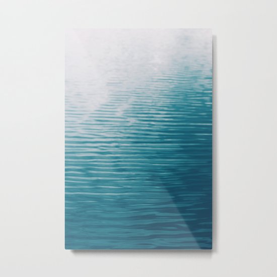 Lake Abstract Metal Print