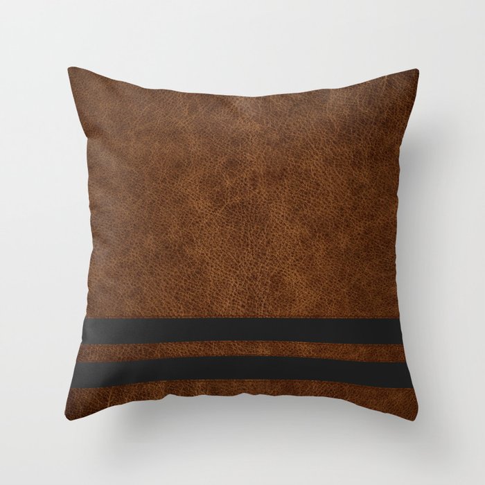 Leather Hide Throw Pillow