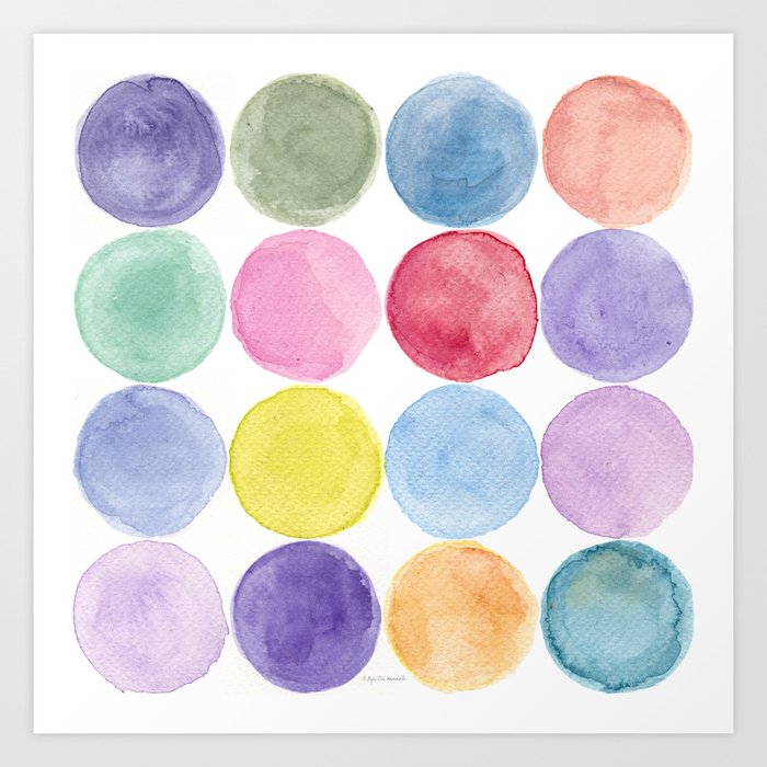 dotted and well organized Art Print