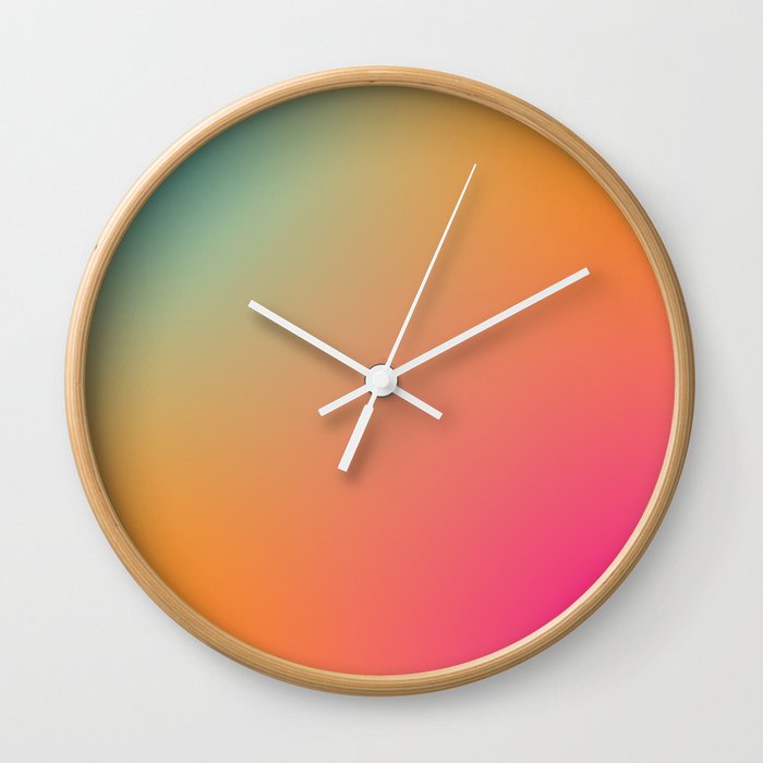 Running with Peaches Wall Clock