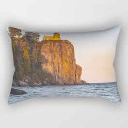 Split Rock Lighthouse | Travel Photography Minimalism Rectangular Pillow