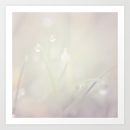 Dreamy drops Art Print