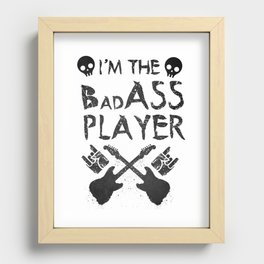 BadASS Player Recessed Framed Print