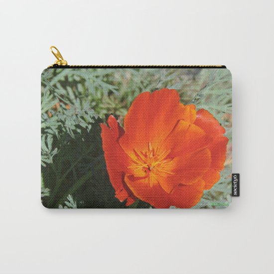 California Poppy Carry-All Pouch