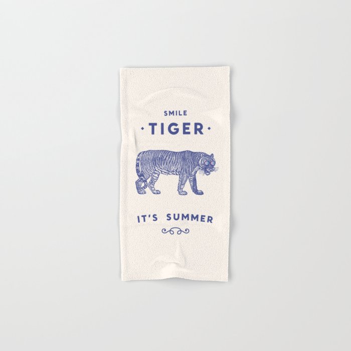 Smile Tiger, it's Summer Hand & Bath Towel