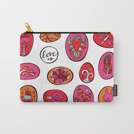 Bright Celebration Rock Doodles Carry-All Pouch