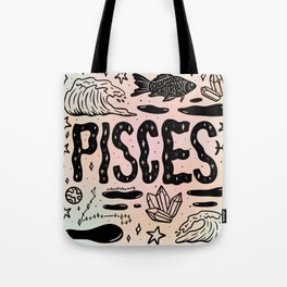 Celestial Pisces Tote Bag