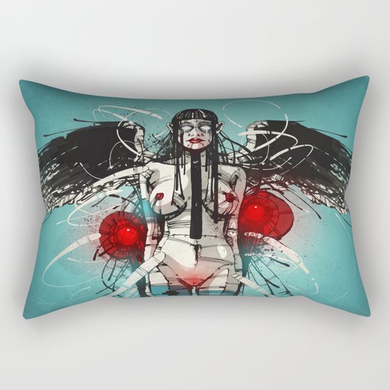 Nymph V: Exclusive Rectangular Pillow