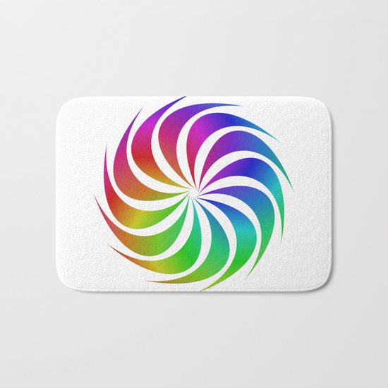 Rainbow Bath Mat