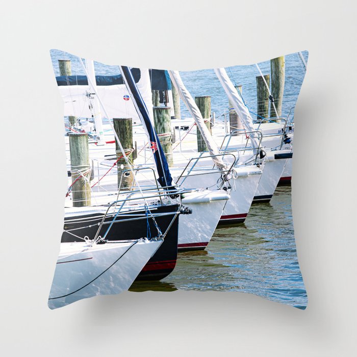 Morning in Annapolis III Throw Pillow