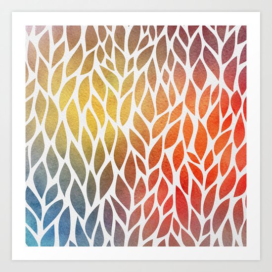 Petals Pattern #4 Art Print