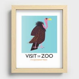 Visit the Zoo Recessed Framed Print
