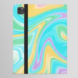 Colorful illusion iPad Folio Case