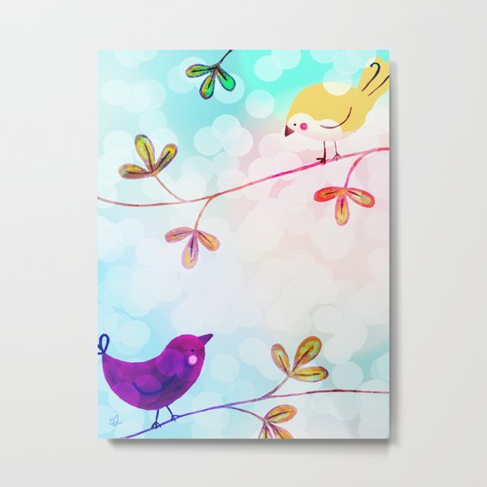 Sweet Tweets 2 Metal Print