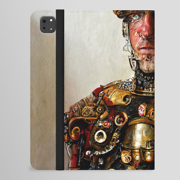 Steampunk Soldier iPad Folio Case