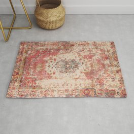Antique persian rug - pink style Rug
