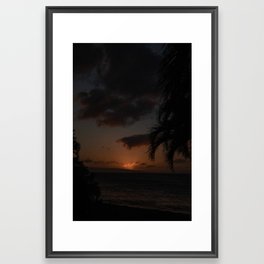 Hawaii Sunset Framed Art Print
