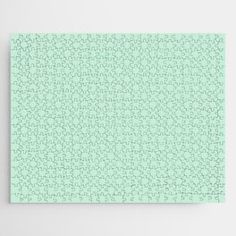 Spearmint Toothpaste Green Jigsaw Puzzle