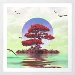 Bodhi tree Art Print
