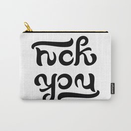 Ambigram generator F*CK YOU Carry-All Pouch | Typography, Political, Pop Art, Funny 