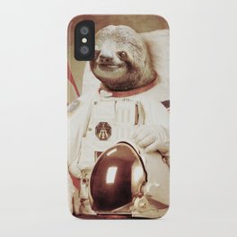 Sloth Astronaut iPhone Case