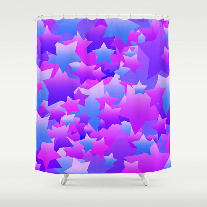 bubble stars purple shower