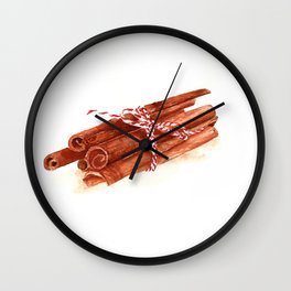 Cinnamon Sticks Wall Clock