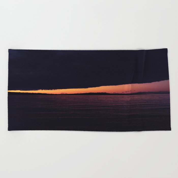 ~ northwest lights ~ Beach Towel