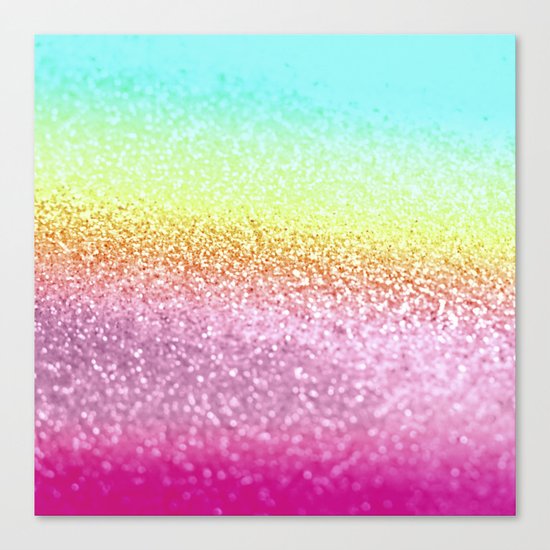 UNICORN GLITTER Canvas Print