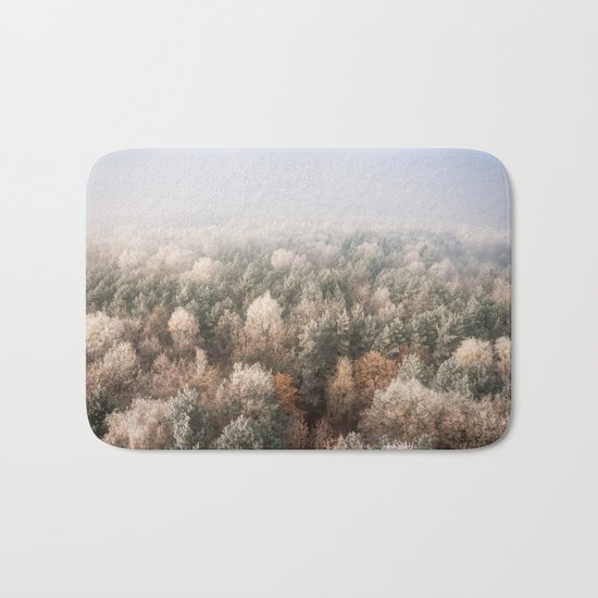 Vanish in the Snow Bath Mat