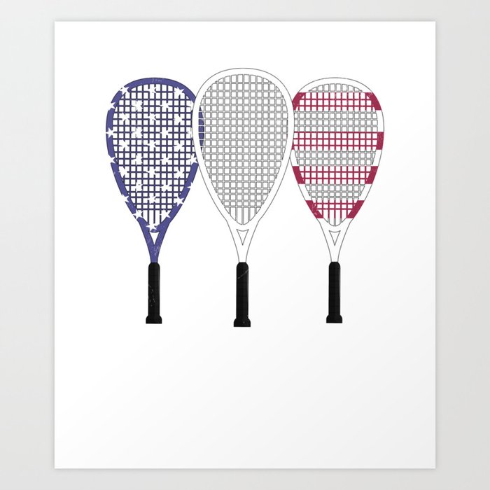 Funny Racquetball Gift Art Print