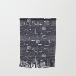 Moon & Constellations Wall Hanging