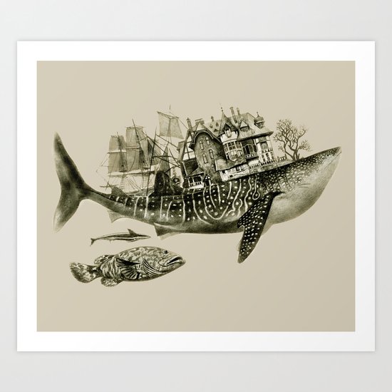 shark Art Print