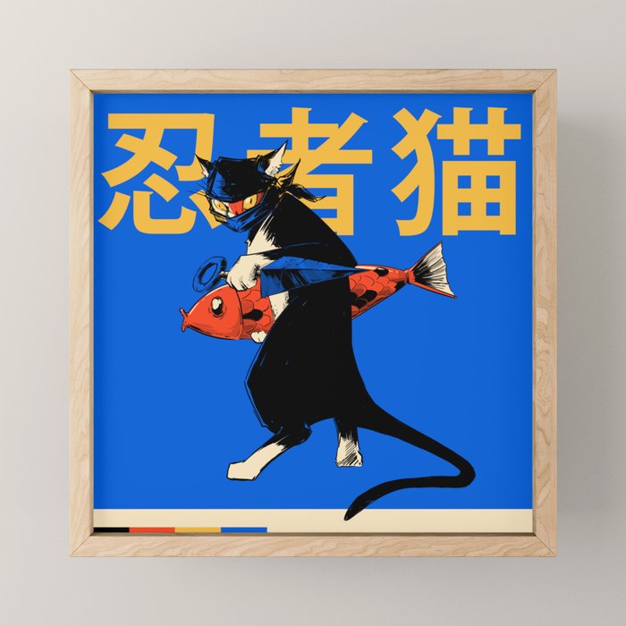 Neko Ninja Art Print by elmenorenlahabana | Society6