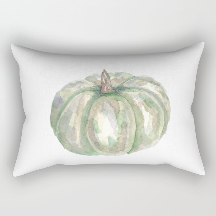 Grey Pumpkin Rectangular Pillow