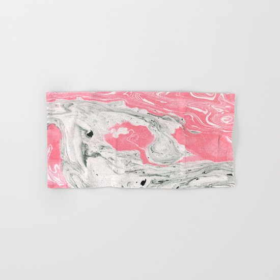 Marble + Bubblegum #society6 #decor #buyart Hand & Bath Towel