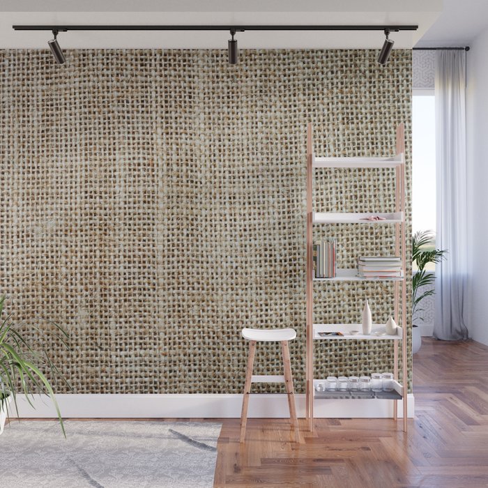 Hessian best sale wall hanging