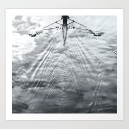 Rowing on a River of Clouds Art Print