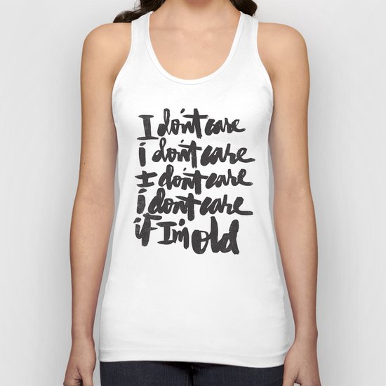 I don't care Unisex Tank Top