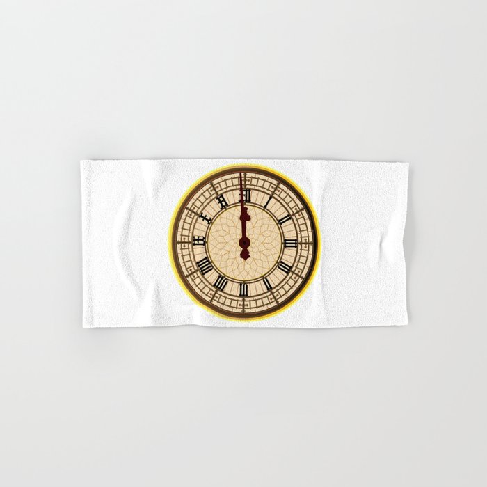 clock towel