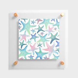 Starfish Pattern Floating Acrylic Print