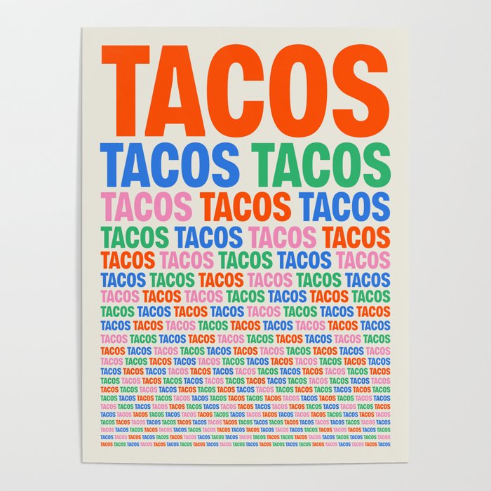 253 Tacos Poster